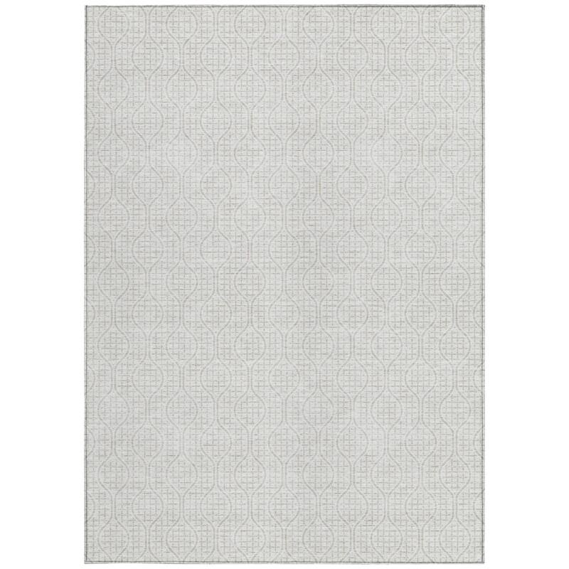 HomeRoots Geometric Transitional Rectangle Outdoor Rug