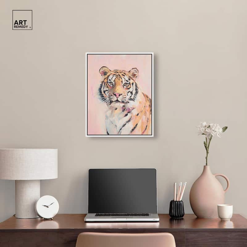 Quiet Tiger Canvas by Art Remedy
