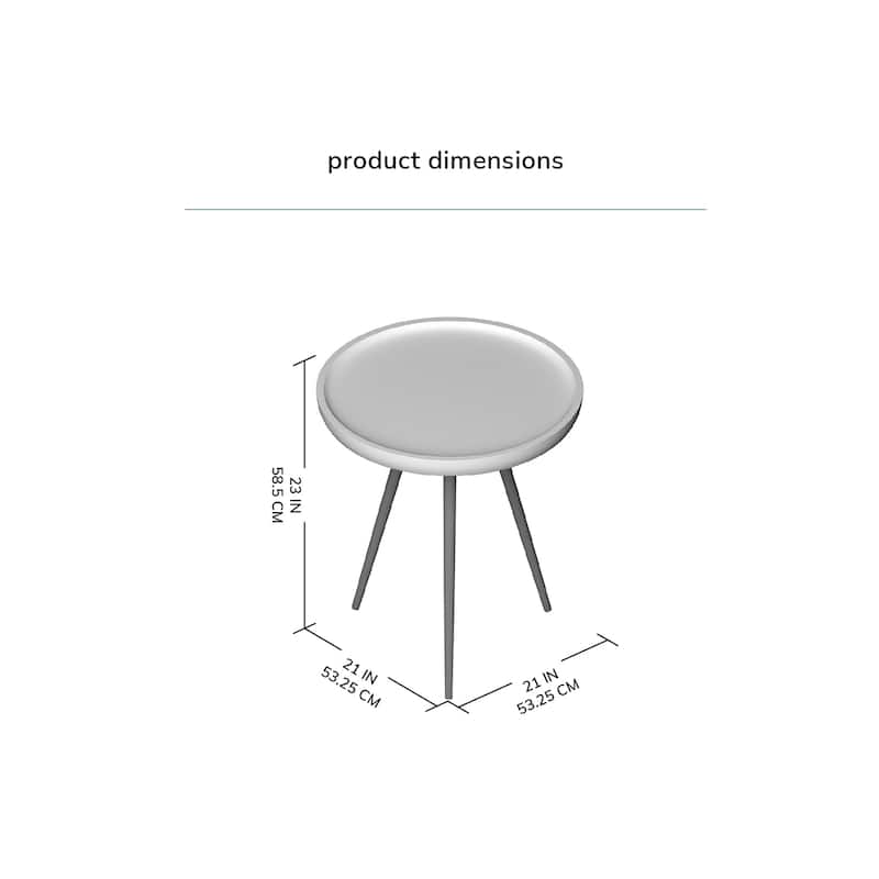MH London Chervey Natural Mango Wood Living Room End Table