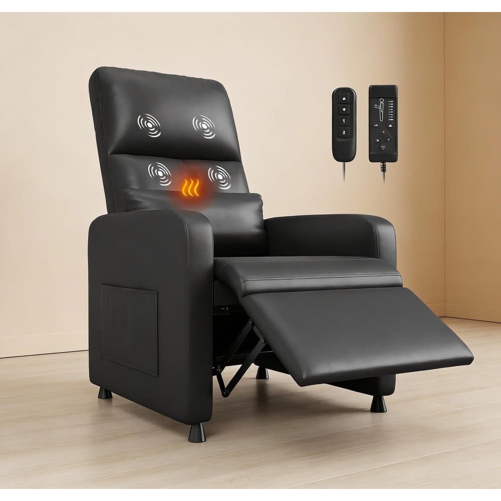 Power Recliner Chair, with Massage and Heat
