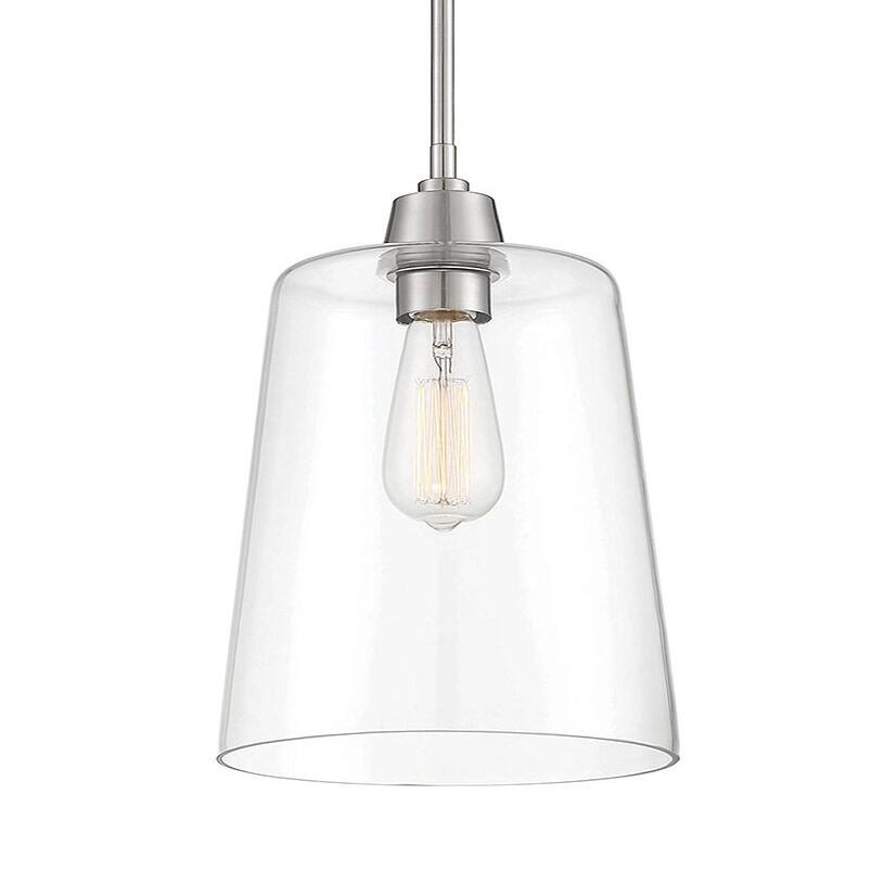 Meridian M70081 Single Light 10" Wide Mini Pendant with Clear Glass