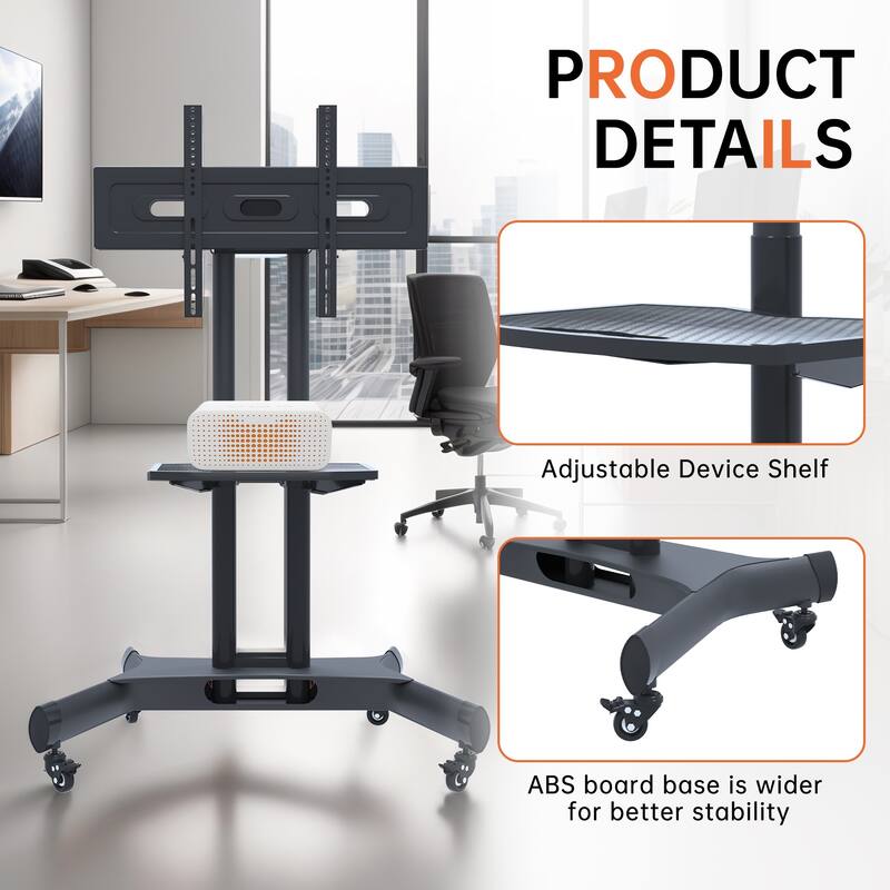 Swivel Universal TV Stand stand for 32-80 inch TVs tilting height adjustable