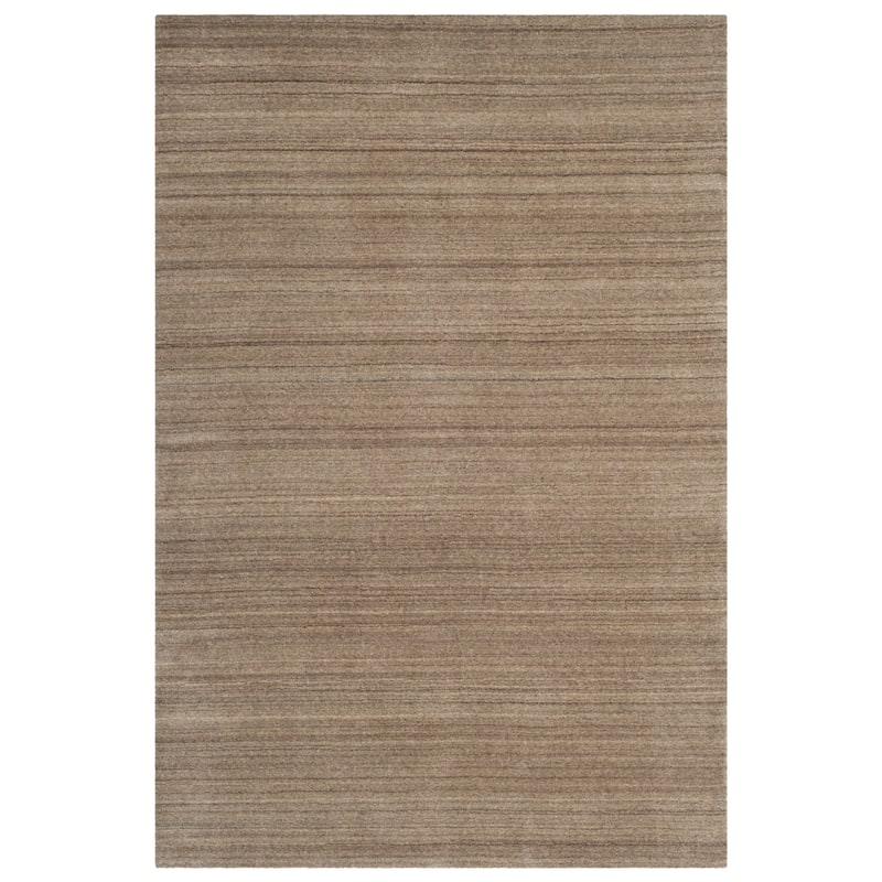 SAFAVIEH Handmade Himalaya Jessika Modern Wool Rug - 4' x 6' - Taupe - Rectangle