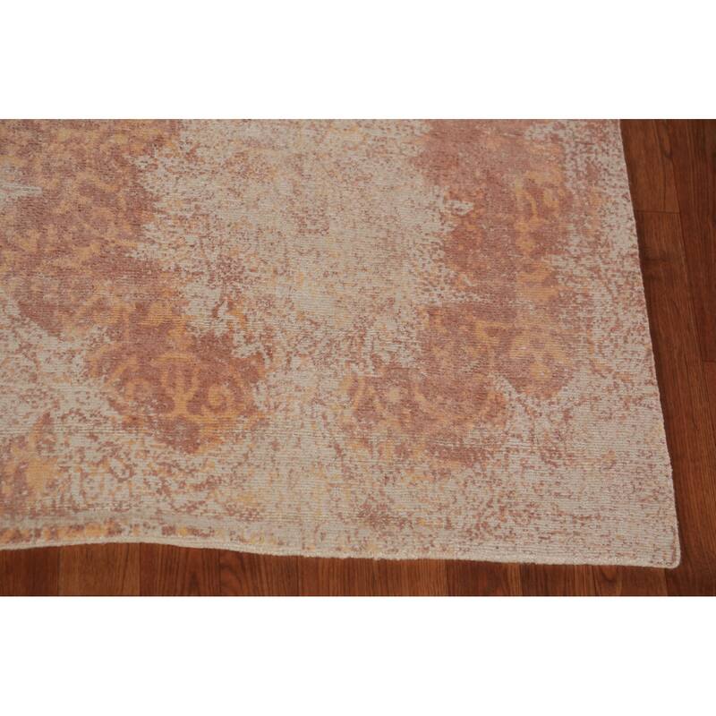 Abstract Indian Rug Hand-Knotted Wool Carpet - 5'2"x 7'4"