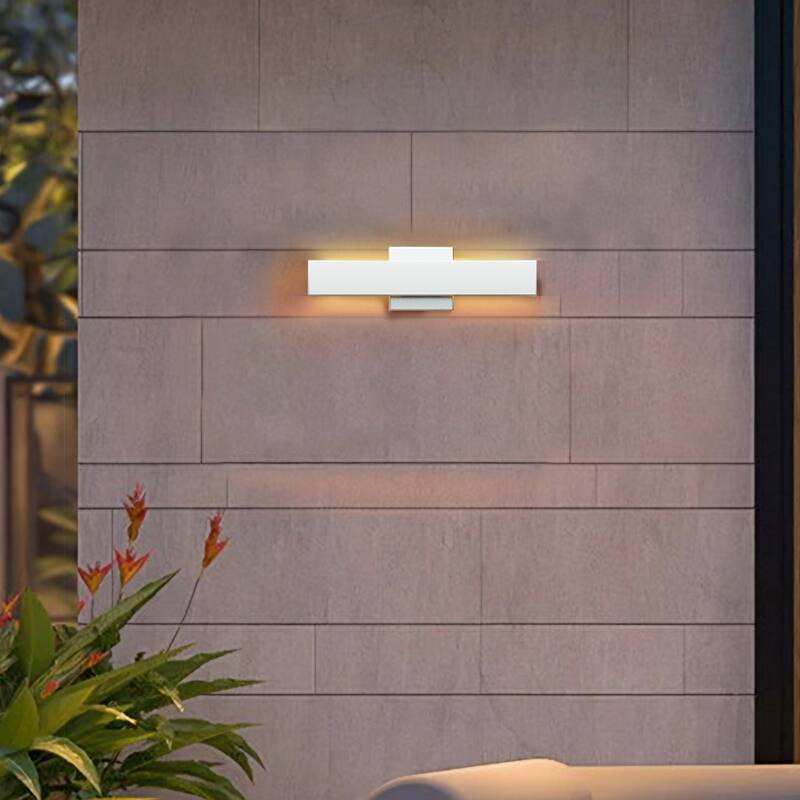 Outdoor Hardwired Bar Wall Light Linear Sconce with LED Source