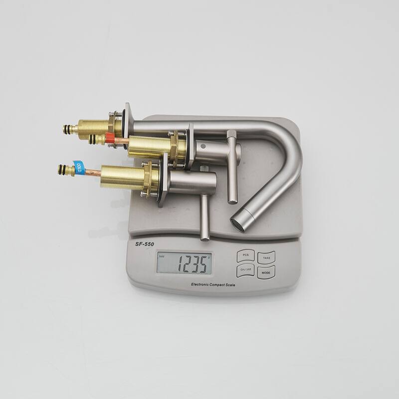 Two-Handle Faucet with Pop-Up Spout