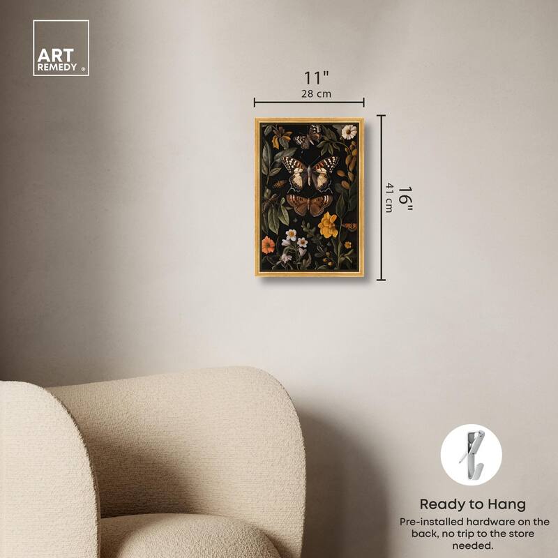 Winged Visitors I Canvas by Art Remedy