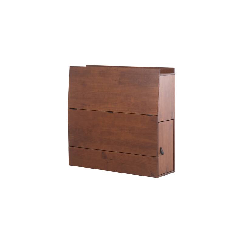 Copper Grove Rivne Storage Headboard - Caramel - Twin