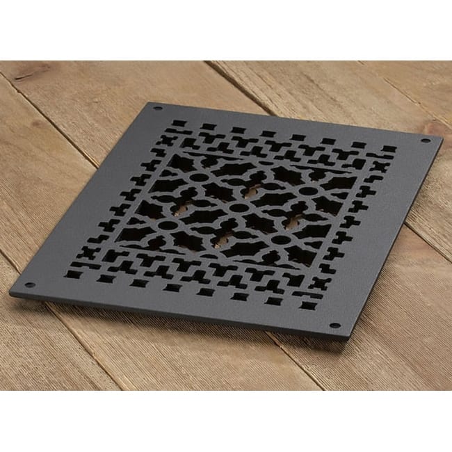 Reggio Registers Scroll Series 8" x 12" Floor Grille without Mounting