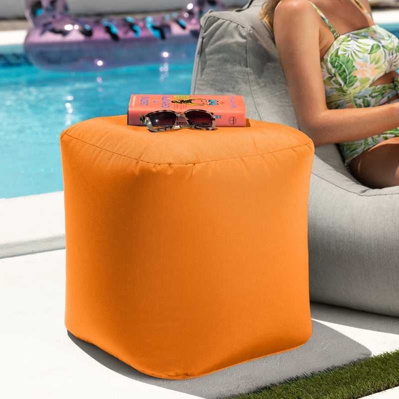 Jaxx Bean Bags Luckie Indoor/Outdoor Patio Ottoman