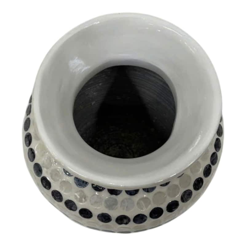 Shell Pottery Decorative Vase Modern Handcrafted Versatile Home Decor