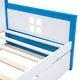 preview thumbnail 19 of 26, Roomfitters Full size Wooden Daybed with Trundle and sensor light