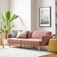 preview thumbnail 31 of 34, Mopio Chloe Futon Convertible Sofa Sleeper Futon Old Rosa - Twin