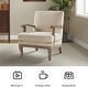 preview thumbnail 6 of 32, Rinaldo Farmhouse Polyester Armchair with Comfortable Backrest and Cushion by HULALA HOME
