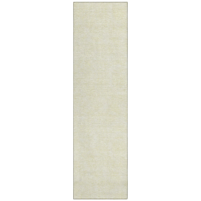 Machine Washable Indoor/ Outdoor Solid Causal Chantille Rug