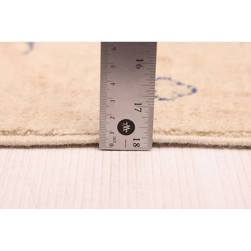 ECARPETGALLERY Hand-knotted Signature Collection Ivory Wool Rug - 9'11 x 14'1