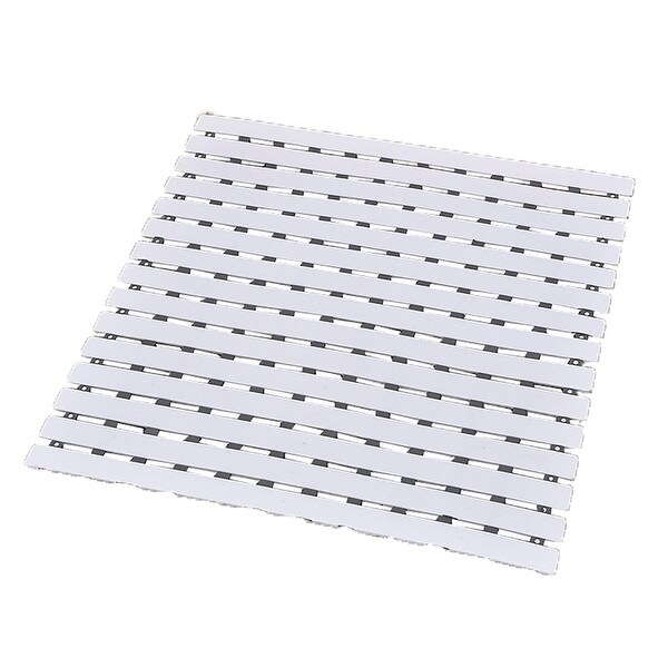 Duckboard Slats Roll-Up Foldable Mat Shower Door Rug Anti-Slippery