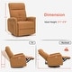 preview thumbnail 28 of 33, MCombo Modern Fabric Power Recliner, Electric Swivel Glider Rocker Recliner Chair for Nursery with USB Ports, Side Pockets 7763