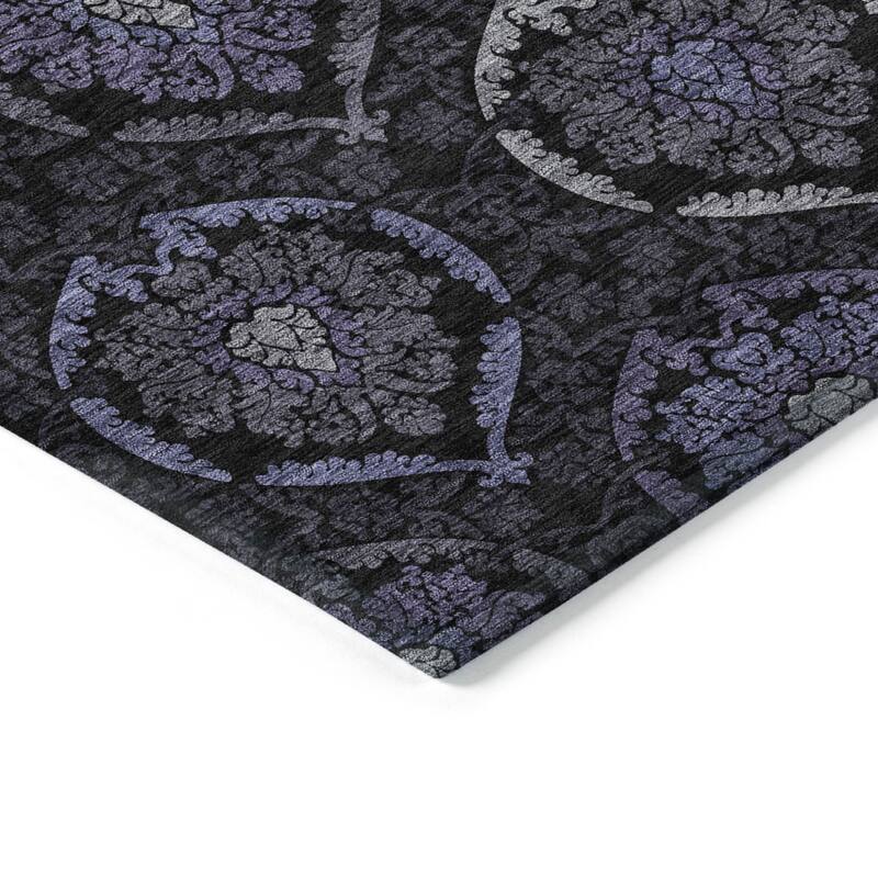 HomeRoots Medallion Transitional Rectangle Outdoor Rug