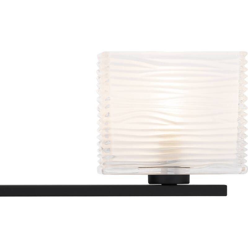 Westcap 4-Light Matte Black Bath Light
