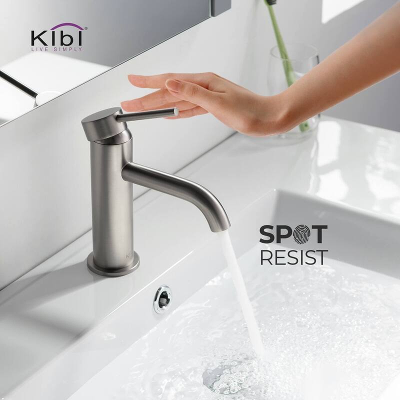 Lead Free Single Handle Bathroom Faucet with Water Hose
