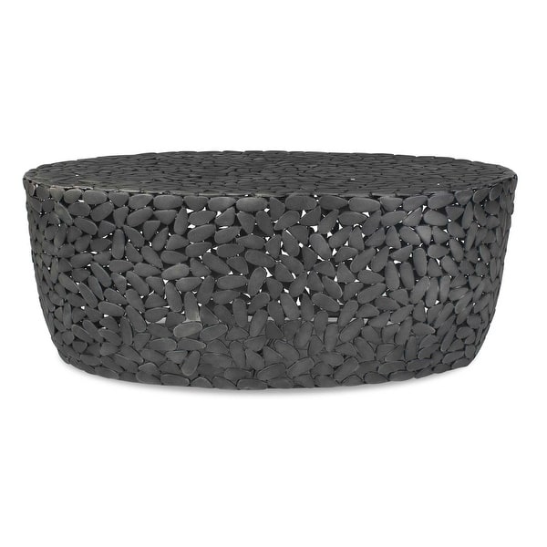 slide 2 of 6, Uttermost Rivington Outdoor Pebble Coffee Table