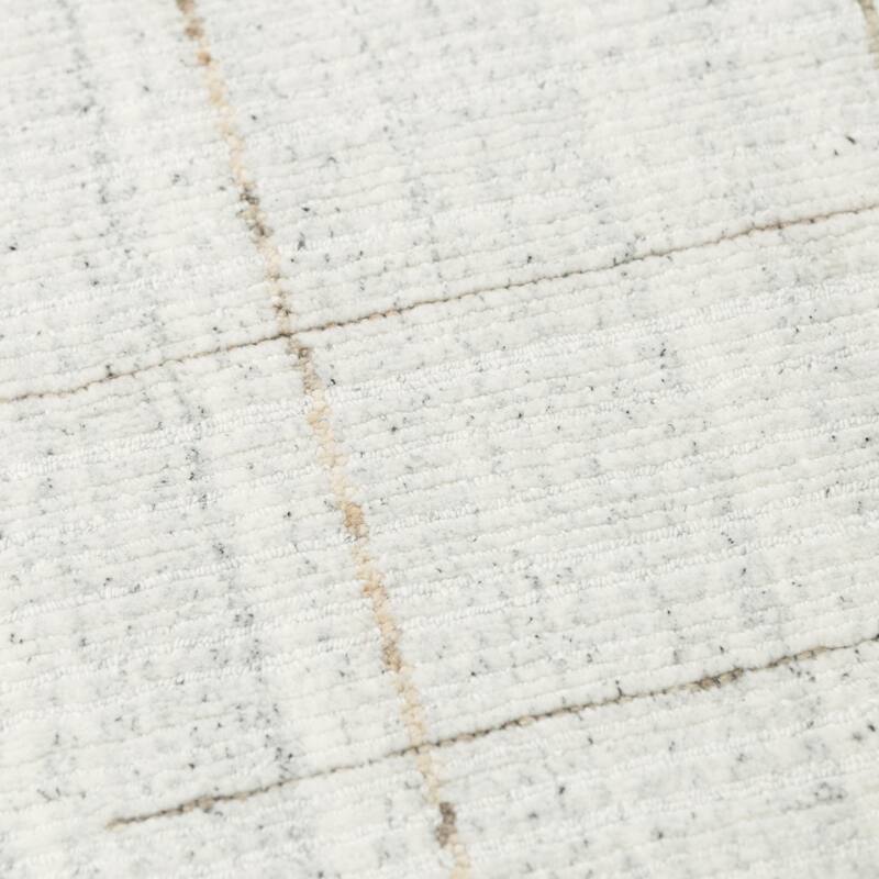 Alora Decor Chic Hand Loomed Abstract Lined Rug