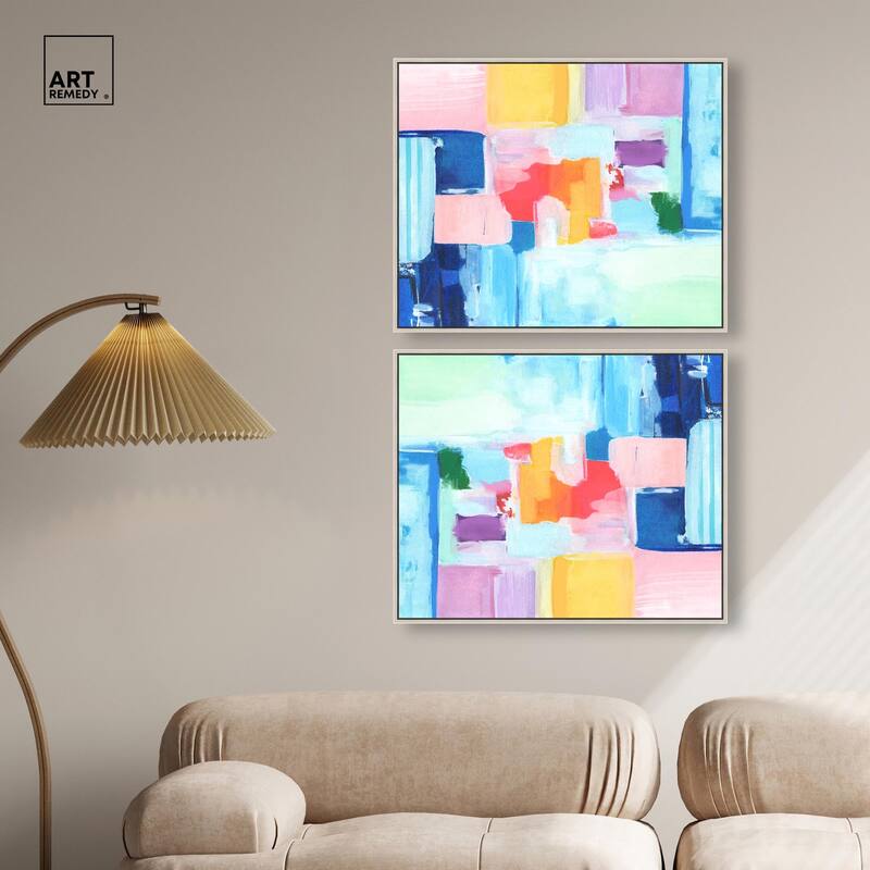 Navy Red Hustle Sneaker Canvas by Art Remedy