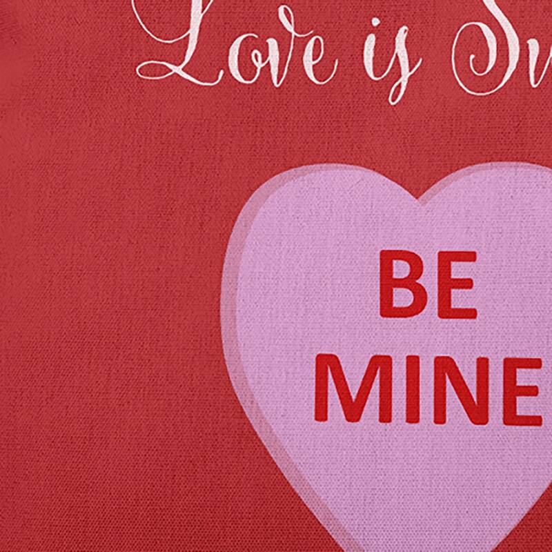 Love Is Sweet Valentines Day Decorative Throw Pillow