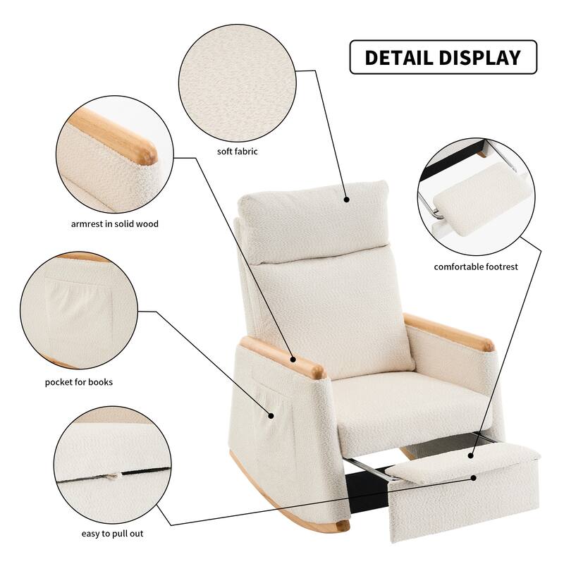 Upholstered Rocking Chair