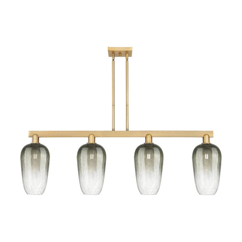 Innovations Lighting Urban Downtown - Brookhaven Flute - 4 Light 48" Stem Hung Island Light