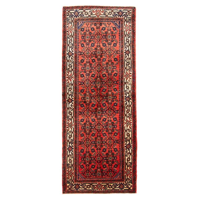 ECARPETGALLERY Hand-knotted Andelz Red Wool Rug - 2'8 x 6'8