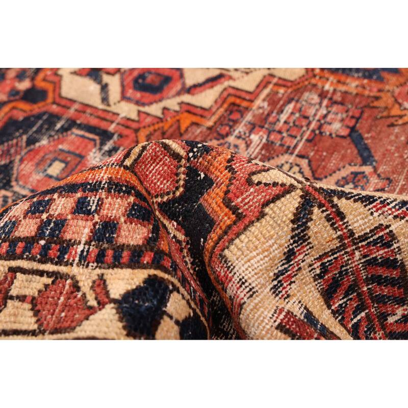 ECARPETGALLERY Hand-knotted Kayseri Vintage Red Wool Rug - 4'9 x 6'6