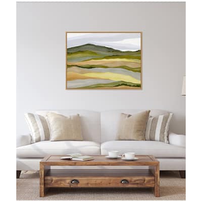 Kate and Laurel Sylvie Gentle Wilderness Framed Canvas by Nikita Jariwala