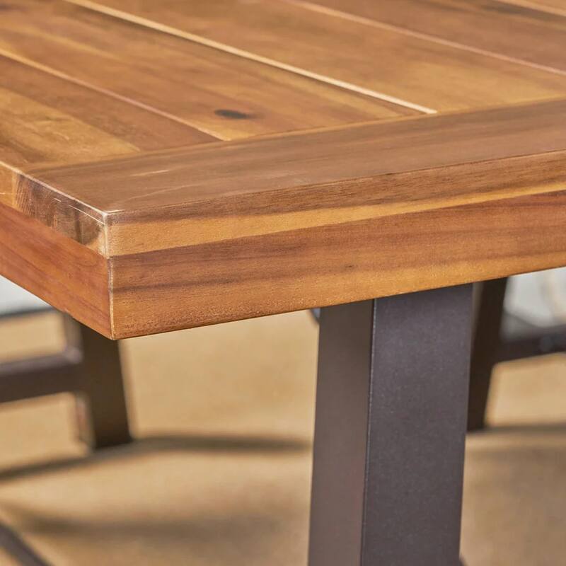 Outdoor 3 PIECE WOOD OUTDOOR DINING SET