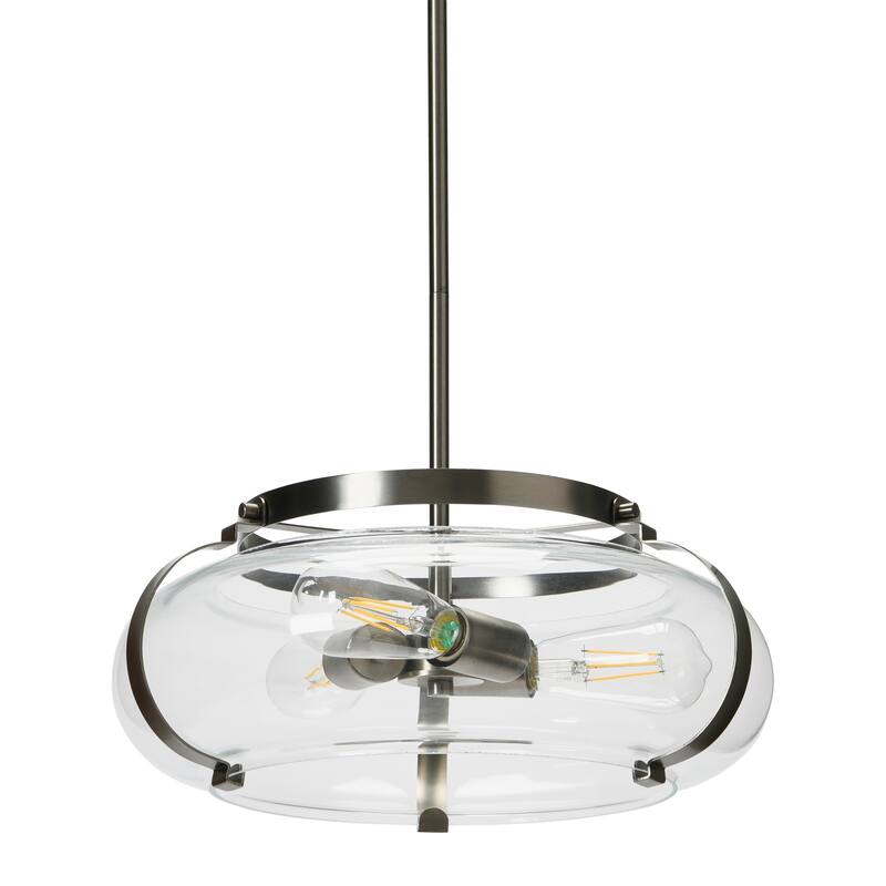 Robert Stevenson Lighting Alston - Glass and Metal Ceiling Light
