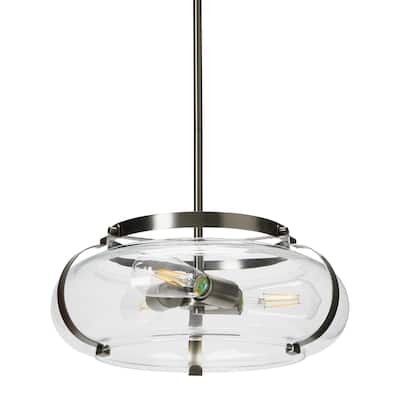 Robert Stevenson Lighting Alston - Glass and Metal Ceiling Light