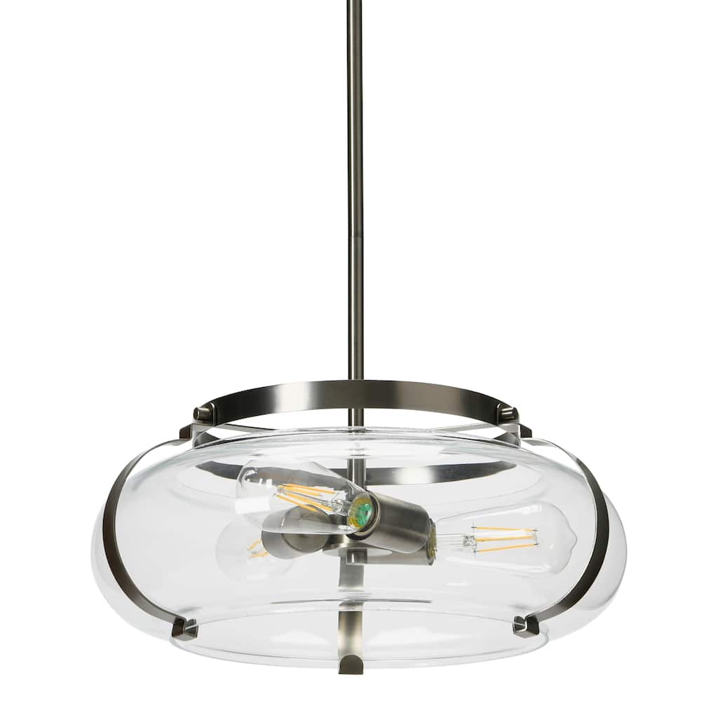 Robert Stevenson Lighting Alston - Glass and Metal Ceiling Light