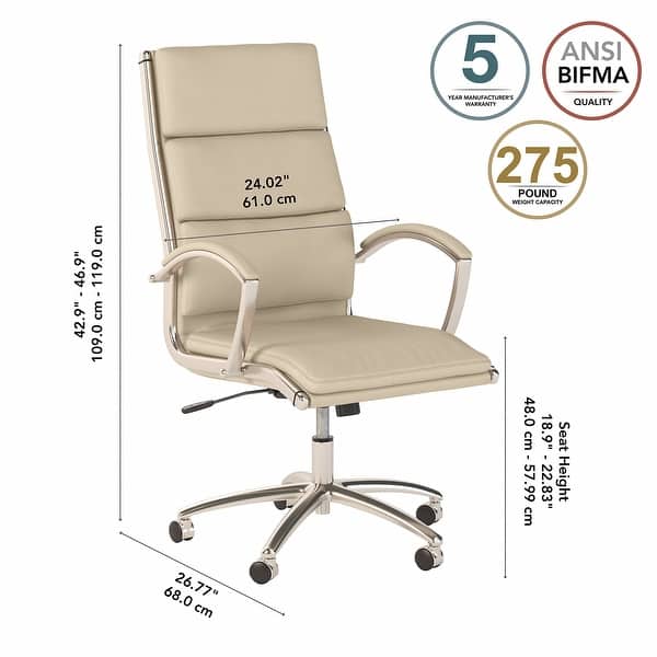 Bush Business Modelo High Back Leather Executive Office Chair