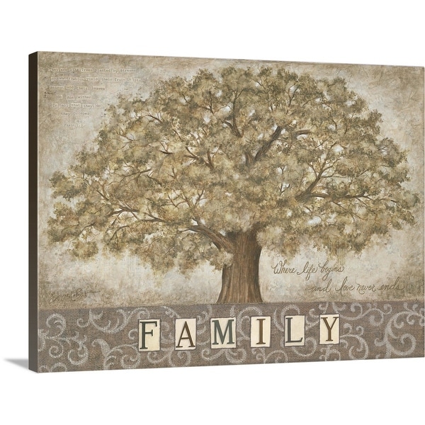 "Our Family Tree" Canvas Wall Art