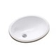 preview thumbnail 1 of 1, Fine Fixtures White Oval Ceramic Undermount Sink - 15" x 12" - 15" x 12"