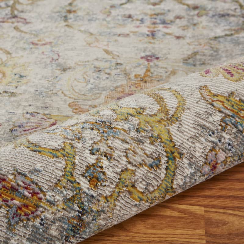Sevita Floral Garden Multicolor Oriental Rug