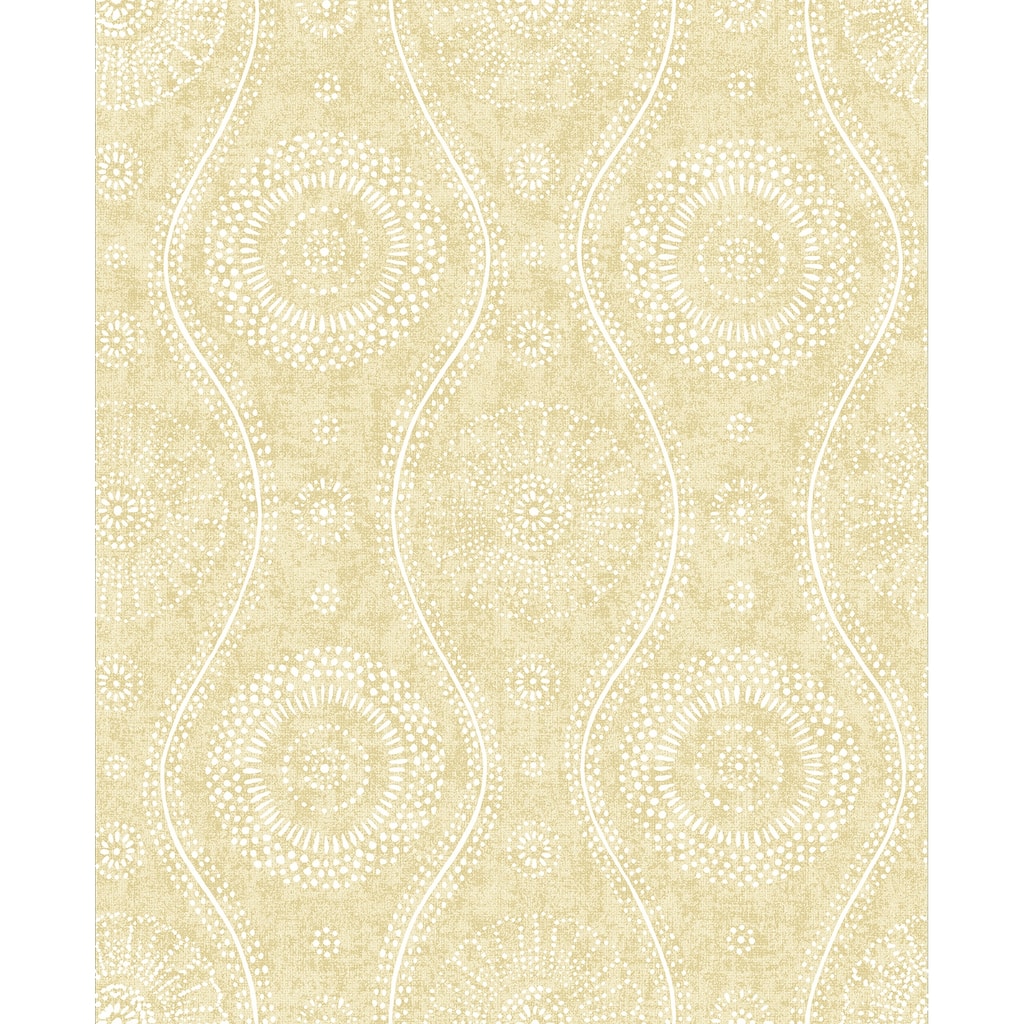 A-Street Prints Citrine Painterly Wallpaper