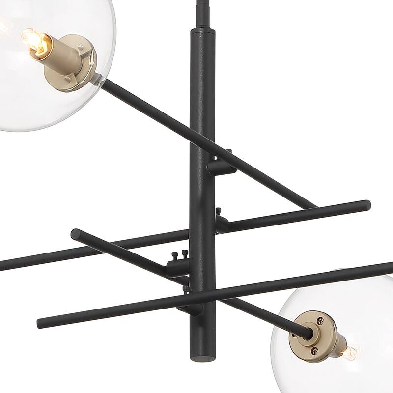 Caucy 4-Light Sputnik Modern Chandelier-UL - 32 inches