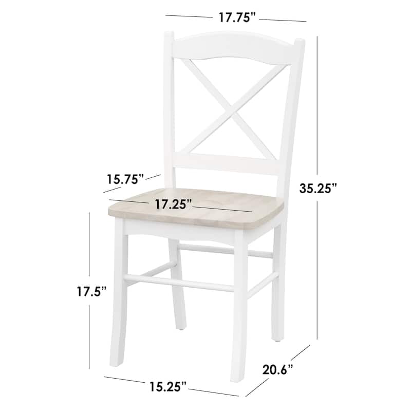 Simple Living Country Cottage Drop Leaf 3-piece Dining Set