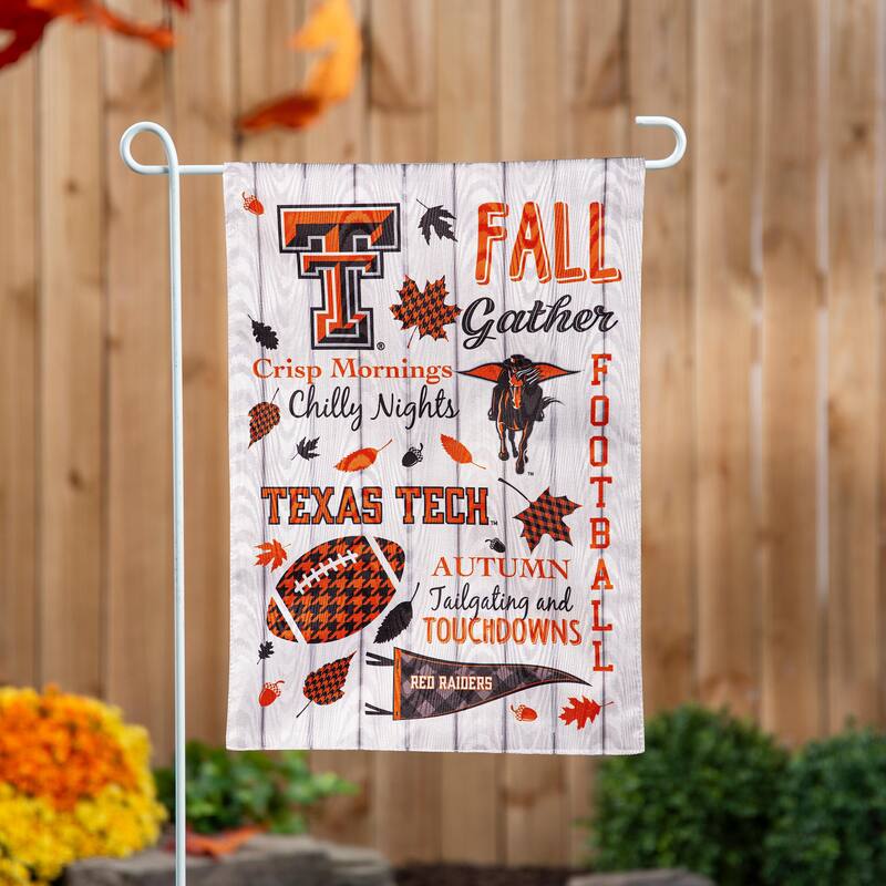 Texas Tech University, Moire Flag, Garden, Fall Seasonal