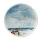 preview thumbnail 2 of 8, Certified International Shorebirds 6" Canape/Luncheon Plates, Set of 4 - 6" x 6" x 0.75