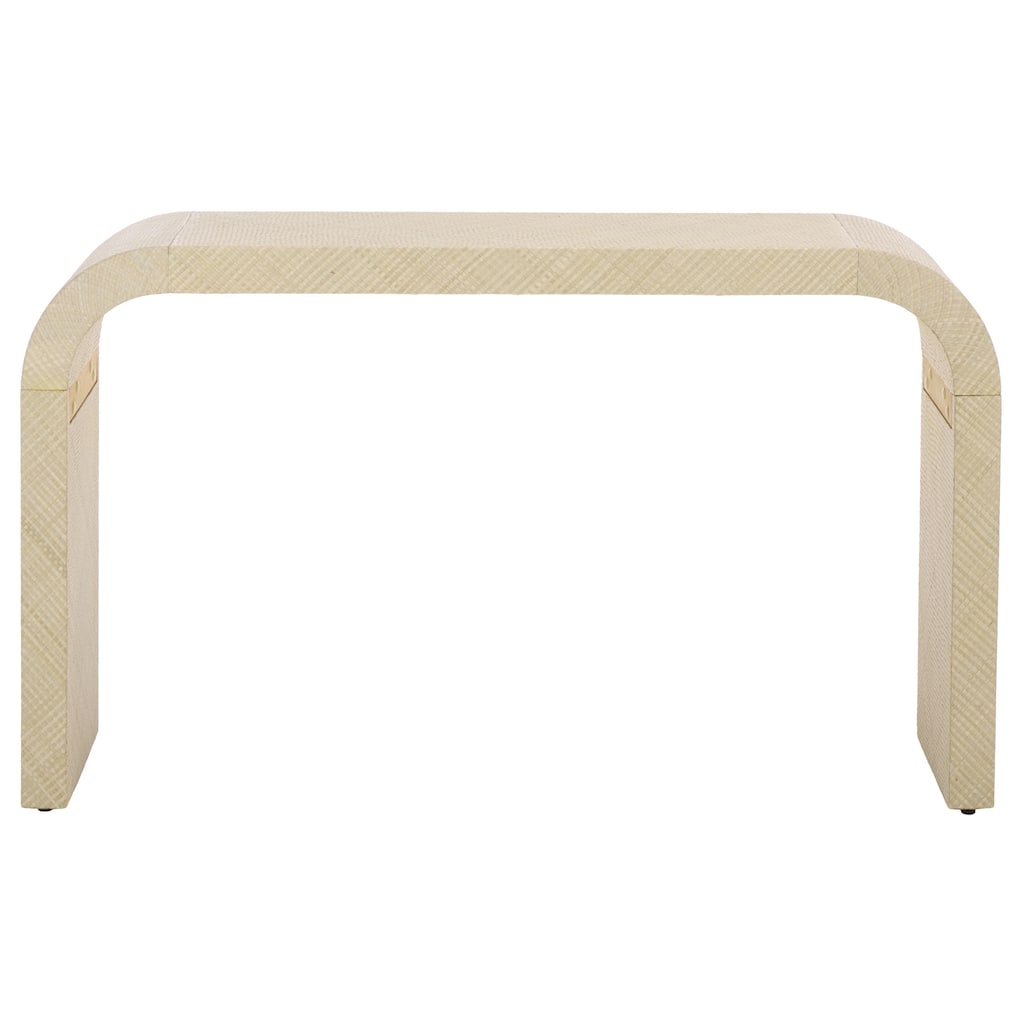 SAFAVIEH Home Bayu Curved Console Table - 12"W x 52"D x 31"H