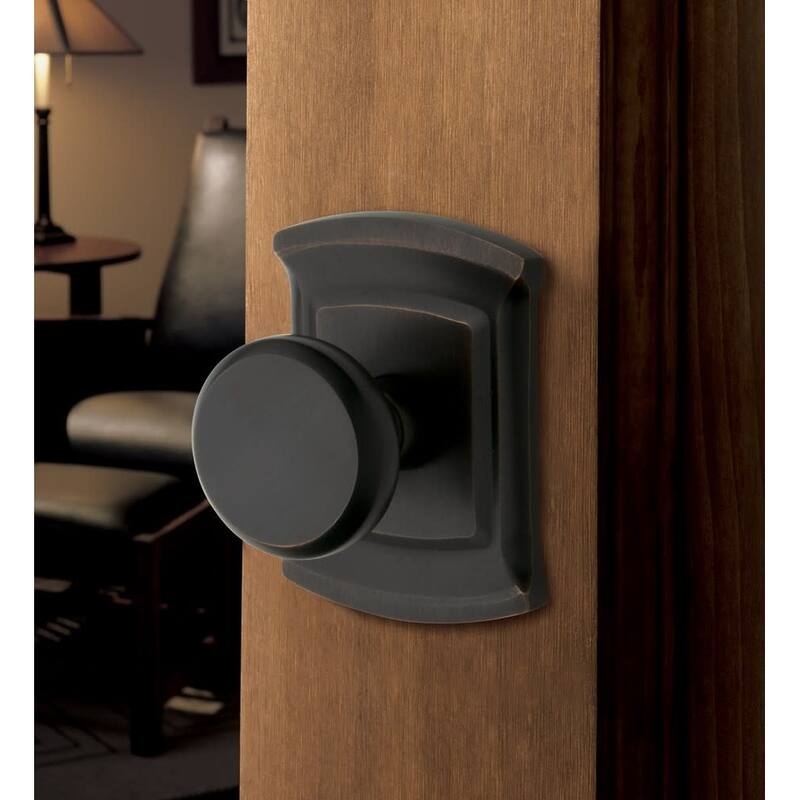 Baldwin Pair of Estate Knobs without Rosettes - Satin Black