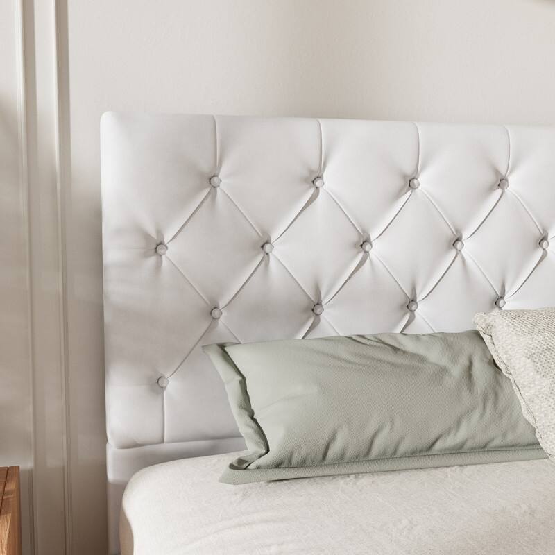 Plywood Frame Upholstered Platform Bed with Lift-up Storage Supported by Metal and Wooden Slats